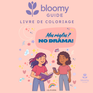 Couverture du livre de coloriage de la collection mes règles no drama